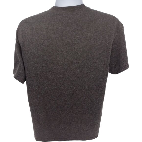 Marvel Deadpool Riding Unicorn Rainbow Gray Graphic T-Shirt Adult Size Large - Picture 3 of 11